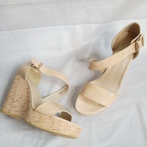 Stuart Weitzman Patent Leather Wedges